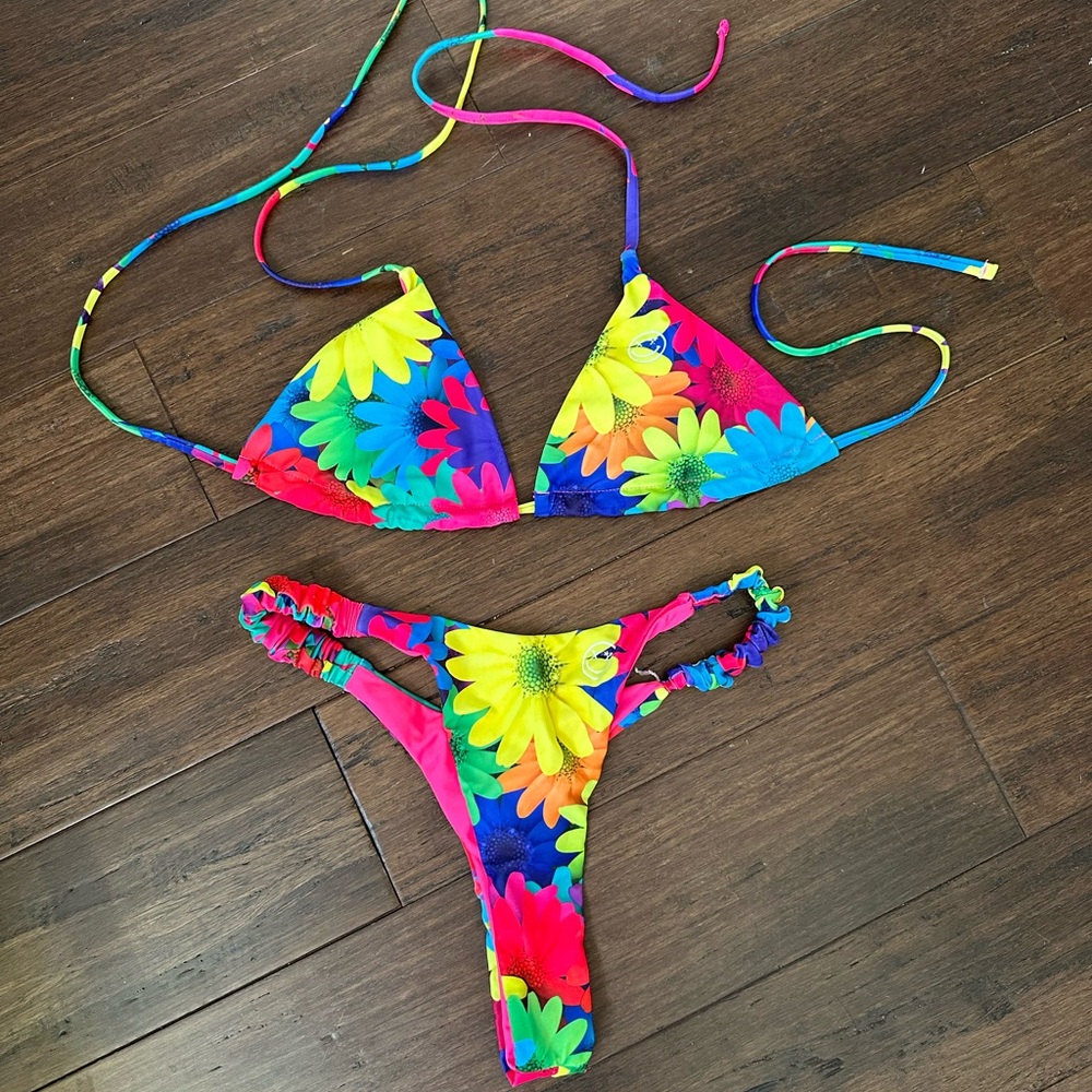 Vibrant Floral Bikini Set